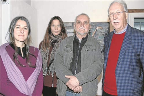 Gäste zeigenmoderne Kunst genmoderne Kunst